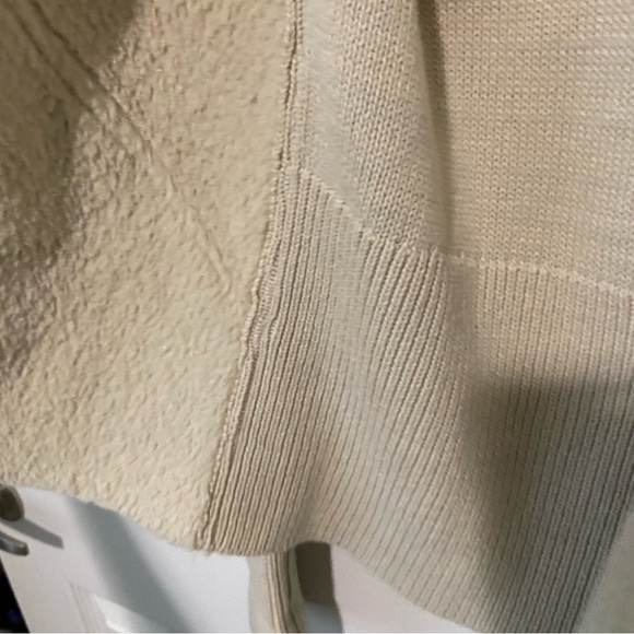 Orvis Cream Sherpa Fleece Teddy Bear cardigan  size s - Picture 5 of 9